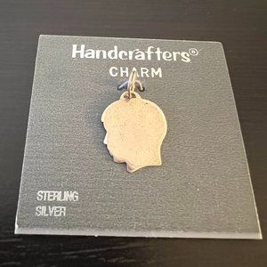 Sterling Silver Silhouette Charm - Great for necklace or bracelets!